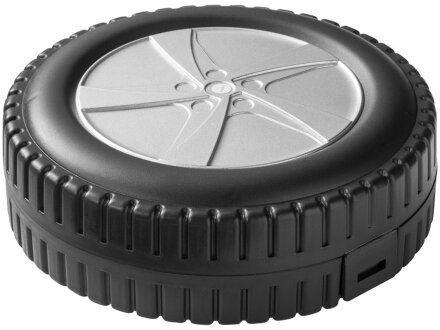 Набор из 25 инструментов в форме колеса, черный/серебристый Набор из 25 инструментов в форме колеса, черный/серебристый