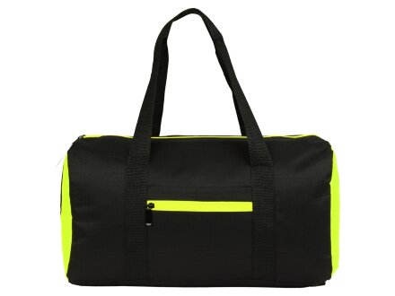 Сумка спортивная Master с цветными молниями, неоново-зеленый Сумка спортивная Master с цветными молниями, неоново-зеленый