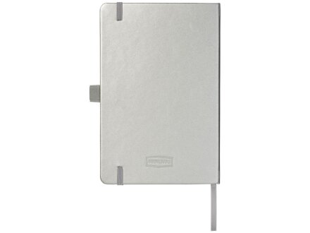 Записная книжка Nova формата A5 с переплетом, серебристый Записная книжка Nova формата A5 с переплетом, серебристый