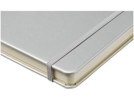 Записная книжка Nova формата A5 с переплетом, серебристый Записная книжка Nova формата A5 с переплетом, серебристый