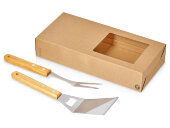 Набор BBQ Grill Master из двух приборов с деревянными ручками Набор BBQ Grill Master из двух приборов с деревянными ручками