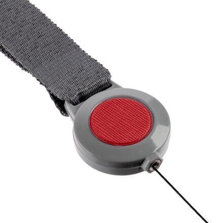 Чехол для пропуска с лентой и ретрактором Devon, красный Чехол для пропуска с лентой и ретрактором Devon, красный