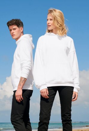 Худи унисекс Connor, белое Худи унисекс Connor, белое