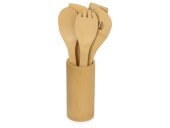 Набор кухонных принадлежностей из бамбука 6в1 Bestie Набор кухонных принадлежностей из бамбука 6в1 Bestie