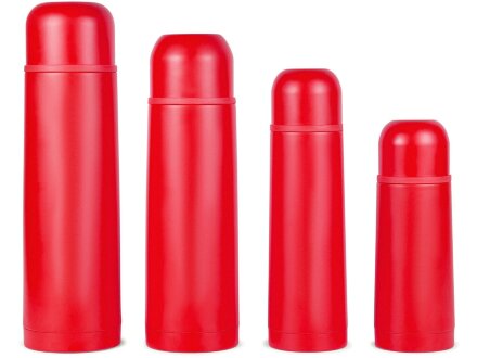 Термос Relaxika 101 (0,5 литра), красный (без лого)