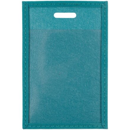 Чехол для пропуска Nubuk, бирюзовый Чехол для пропуска Nubuk, бирюзовый