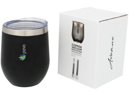 Кубок с вакуумной изоляцией Corzo Copper, черный Кубок с вакуумной изоляцией Corzo Copper, черный