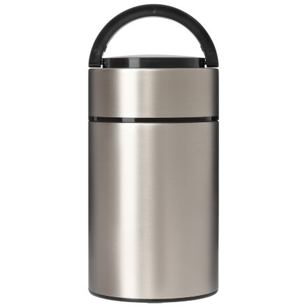 Термос для еды Bento, серебряный