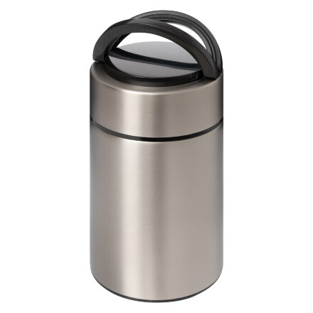 Термос для еды Bento, серебряный