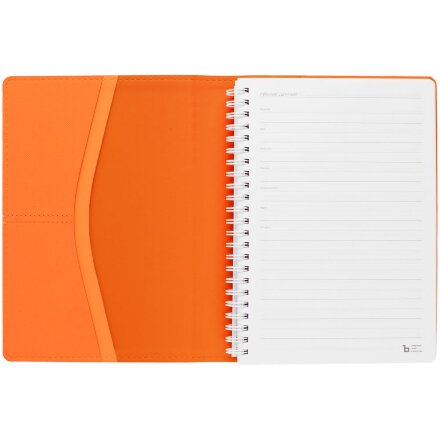Ежедневник Spring Touch, недатированный, оранжевый Ежедневник Spring Touch, недатированный, оранжевый