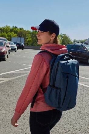 Рюкзак для ноутбука The First, синий Рюкзак для ноутбука The First, синий