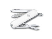 Нож-брелок VICTORINOX Classic SD Colors Falling Snow, 58 мм, 7 функций, белый Нож-брелок VICTORINOX Classic SD Colors Falling Snow, 58 мм, 7 функций, белый