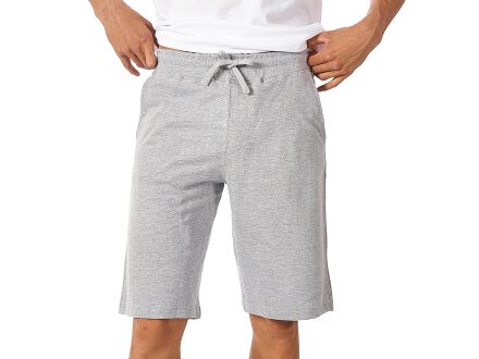 Мужские шорты из френч терри Warsaw 220гр, серый меланж Мужские шорты из френч терри Warsaw 220гр, серый меланж
