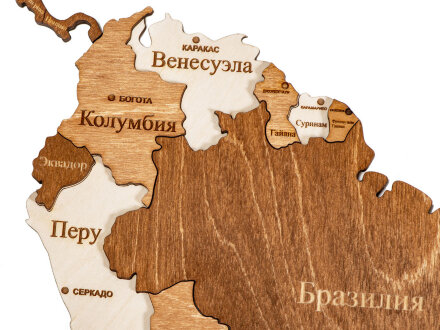 Интерьерная карта мира World Интерьерная карта мира World