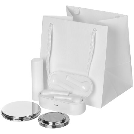 Пакет бумажный под кружку Cupfull, белый Пакет бумажный под кружку Cupfull, белый