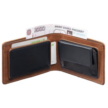 Портмоне Kalsa Palermo, синее Портмоне Kalsa Palermo, синее