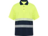 Поло Vega мужское, нэйви/неоновый желтый Поло Vega мужское, нэйви/неоновый желтый