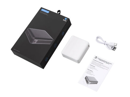 Внешний аккумулятор Brick 10 с быстрой зарядкой QC/PD, 10000 мАч, белый