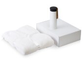 Подарочный набор с пледом, термосом Cozy hygge 2.0, белый