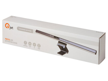 Лампа для монитора PractIQ с датчиком движения, 66 LED, диммер, черный Лампа для монитора PractIQ с датчиком движения, 66 LED, диммер, черный