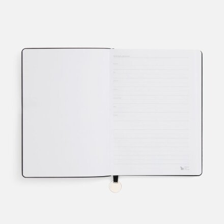 Ежедневник Lafite, недатированный, черный