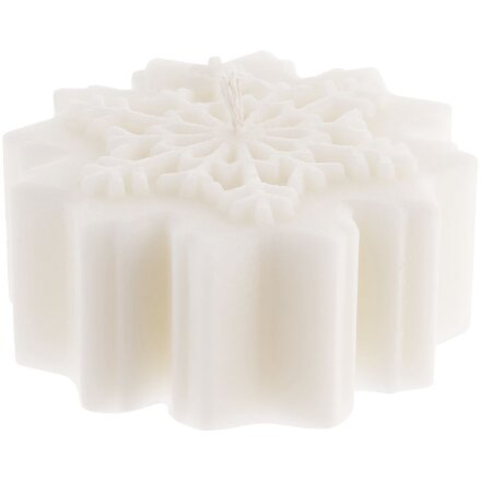 Свеча Snowflame 1, белая, 8 см Свеча Snowflame 1, белая, 8 см