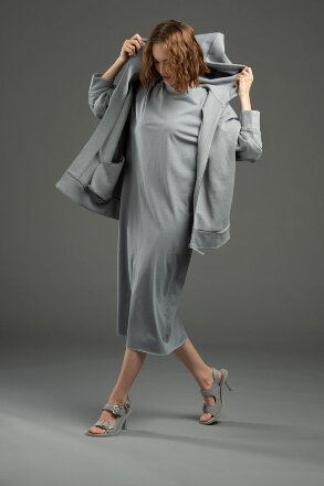 Толстовка унисекс H3, серая Толстовка унисекс H3, серая