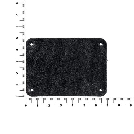 Лейбл кожаный Beta, XL, черный Лейбл кожаный Beta, XL, черный