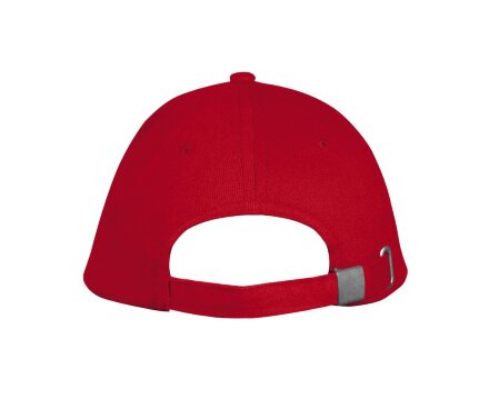 Бейсболка Long Beach, красная с белым Бейсболка Long Beach, красная с белым