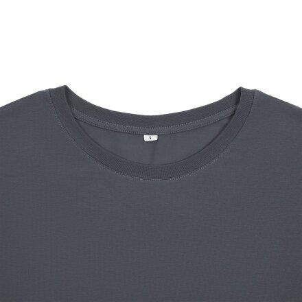 Футболка унисекс оверсайз Crosstown, темно-серая Футболка унисекс оверсайз Crosstown, темно-серая