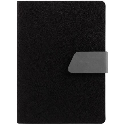 Ежедневник Boom, недатированный, черный с серым Ежедневник Boom, недатированный, черный с серым