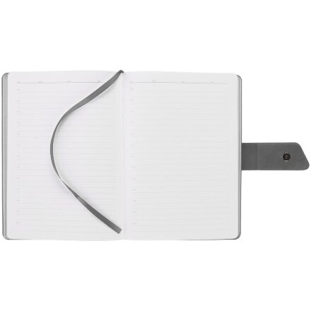 Ежедневник Boom, недатированный, черный с серым Ежедневник Boom, недатированный, черный с серым