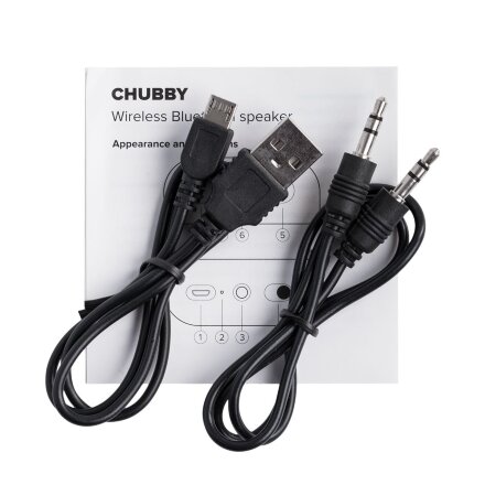 Беспроводная колонка Chubby, красная Беспроводная колонка Chubby, красная