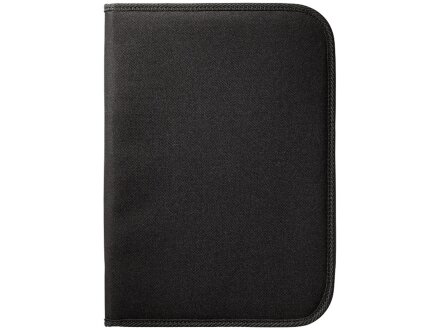 Папка А4 Berkeley на молнии с блокнотом, черный Папка А4 Berkeley на молнии с блокнотом, черный