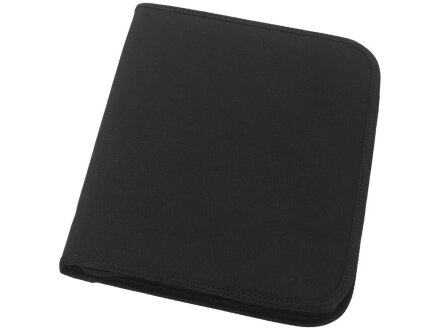 Папка А4 Berkeley на молнии с блокнотом, черный Папка А4 Berkeley на молнии с блокнотом, черный