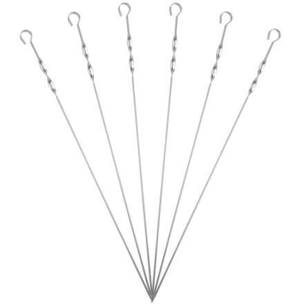 Набор шампуров в чехле Long Bower, серый Набор шампуров в чехле Long Bower, серый