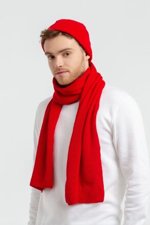 Шарф Life Explorer, красный (алый) Шарф Life Explorer, красный (алый)