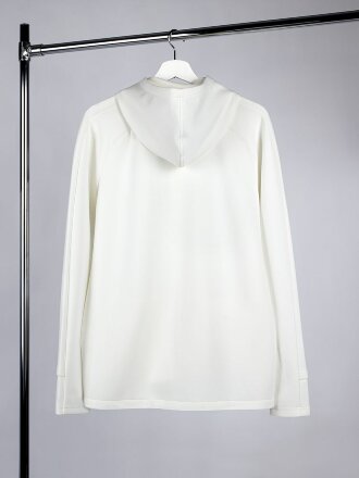 Куртка с капюшоном унисекс Begi, молочно-белая Куртка с капюшоном унисекс Begi, молочно-белая