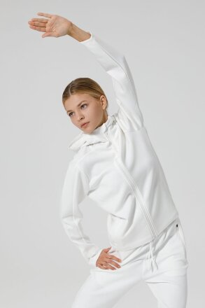 Куртка с капюшоном унисекс Begi, молочно-белая Куртка с капюшоном унисекс Begi, молочно-белая