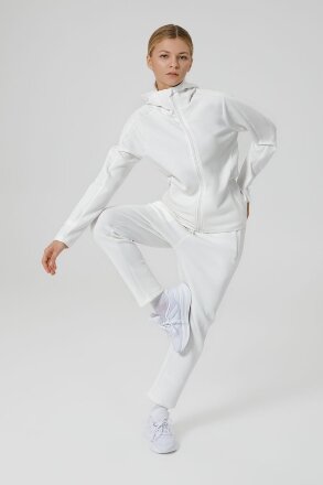 Куртка с капюшоном унисекс Begi, молочно-белая Куртка с капюшоном унисекс Begi, молочно-белая