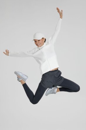 Куртка с капюшоном унисекс Begi, молочно-белая Куртка с капюшоном унисекс Begi, молочно-белая