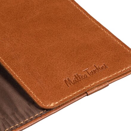 Обложка для паспорта Kalsa Palermo, синяя Обложка для паспорта Kalsa Palermo, синяя