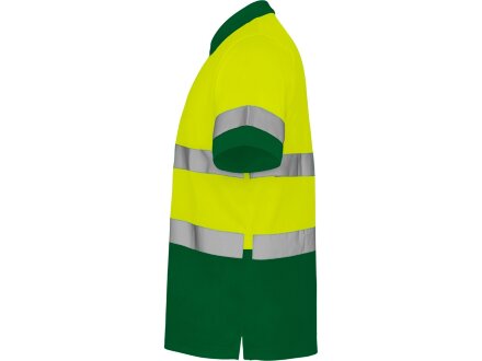 Поло Polaris мужское, садовый зеленый/неоновый желтый Поло Polaris мужское, садовый зеленый/неоновый желтый