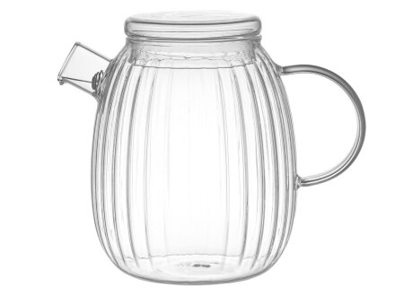 Стеклянный заварочный чайник с гранями Prism