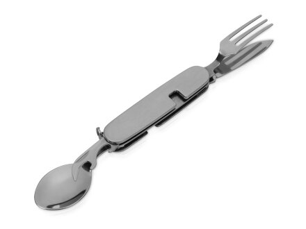 Приборы Camper 4 в 1 в чехле: вилка, ложка, нож, открывалка Приборы Camper 4 в 1 в чехле: вилка, ложка, нож, открывалка