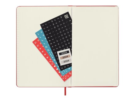 Записная книжка 12 месяцев на 2024 год, в твердой обложке, красный, Large, 13х21 Записная книжка 12 месяцев на 2024 год, в твердой обложке, красный, Large, 13х21