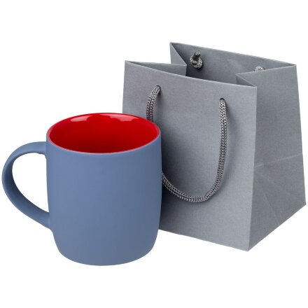 Пакет бумажный под кружку Cupfull, серый Пакет бумажный под кружку Cupfull, серый