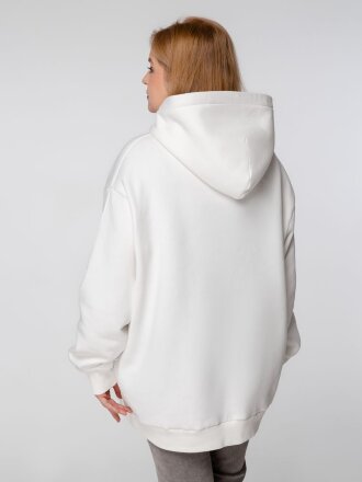Худи Kulonga One Size, молочно-белое Худи Kulonga One Size, молочно-белое