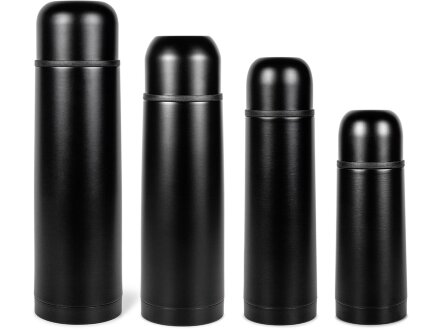 Термос Relaxika 101 (0,75 литра), черный (без лого)