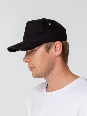 Бейсболка Standard, черная Бейсболка Standard, черная